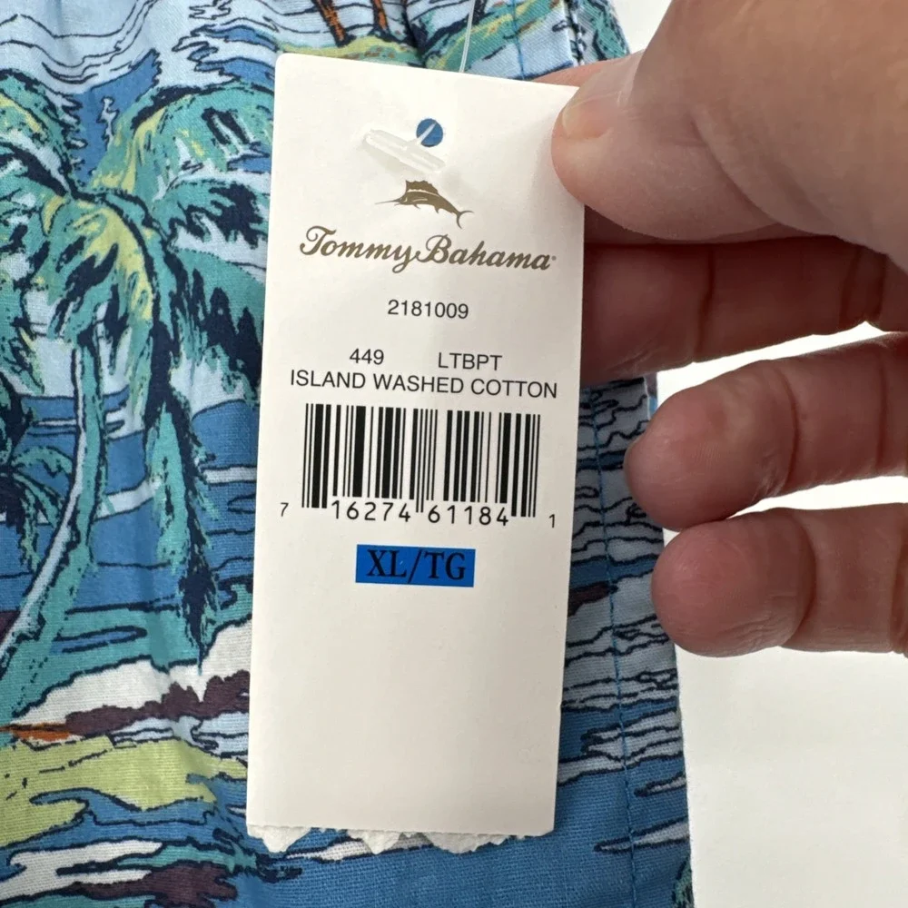 Tommy Bahama Hawaiian‎ Daydreamer Lounge Pants New men's Size XL Blue Multi